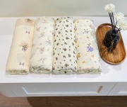 Khăn mặt muslin, khăn tắm muslin nhiều màu cho bé giá rẻ